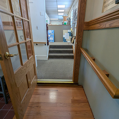 From Foyer Looking to Front Desk From Foyer Looking to Front Desk